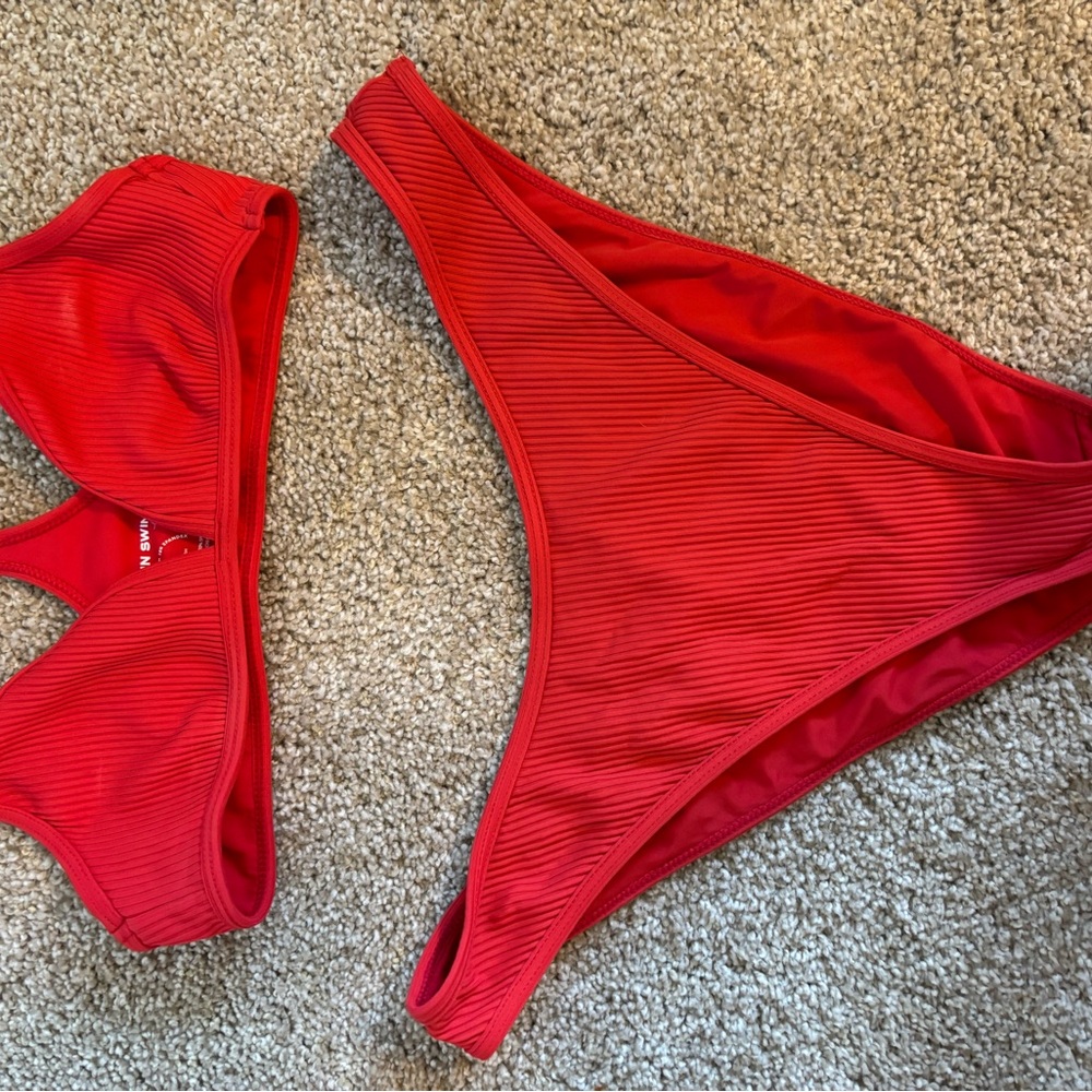 PacSun Vibrant Red Bikini Set